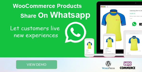 Products Share On WhatsApp Plugin | WooCommerce WordPress